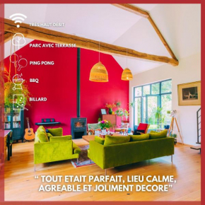 Maison Les Deux Ailes, Parc arboré, billard et wifi à 1h30 de Paris